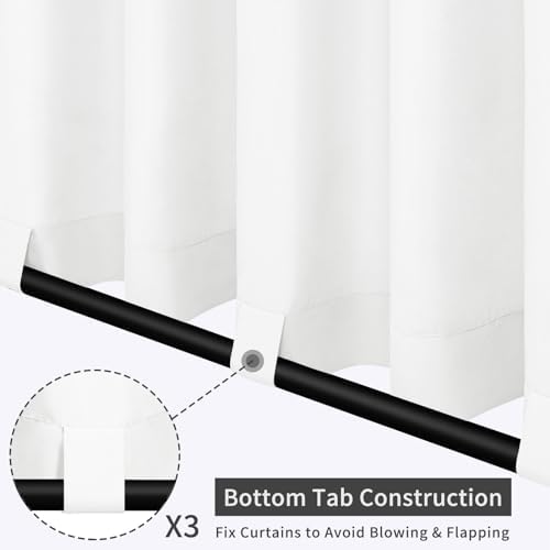 Easy-Going Outdoor Patio Curtains 2 Panels, 54x120 inch - Image 3