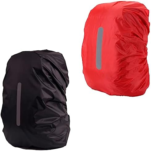2 Pack Waterproof Rain Cover for Backpack, Backpack Rain Cover by MOPHOEXII