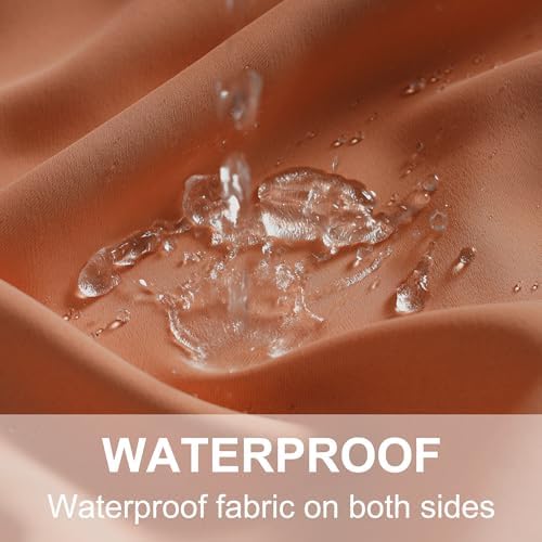 RYB HOME Outdoor Curtains for Patio Waterproof Privacy Thermal Insulated - Image 5