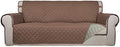 PureFit Reversible Quilted Sofa Cover, Water Resistant Slipcover Furniture by PureFit