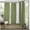 Elrene Home Fashions Matine Weatherproof Tab-Top Indoor/Outdoor Solid Color by ElreneHomeFashions