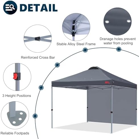 MASTERCANOPY 10x10 Durable Pop Up Canopy Tent - Image 3