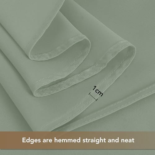 Grommet Outdoor Curtains for Patio Waterproof 8 Pcs 54x95 In Sage Green - Image 6