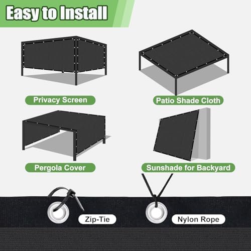 Outdoor 90% Sun Shade Cloth - Image 6
