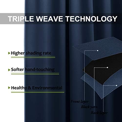 NICETOWN Waterproof Patio Outdoor Curtain and Drape, Thermal Insulated Top and - Image 4