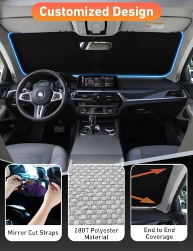 EcoNour Windshield Sunshade Compatible - Image 2