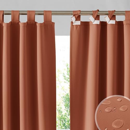 RYB HOME 2 Panels Outdoor Curtains by RYBHOME