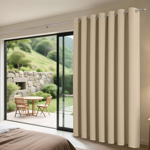 Joydeco Blackout Patio Sliding Door Curtains, Privacy Room Divider Curtains - Image 3