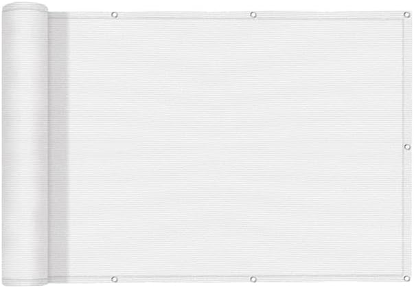SUNNY GUARD 3' x 16' Balcony Privacy Screen, HDPE Patio Railing Cover Fence by SUNNYGUARD