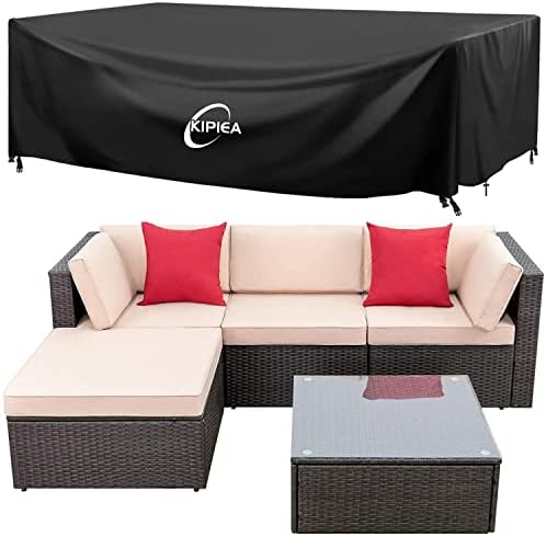 Kipiea Outdoor Furniture Covers Waterproof, 420D Heavy-Duty Patio Furniture Set by Kipiea
