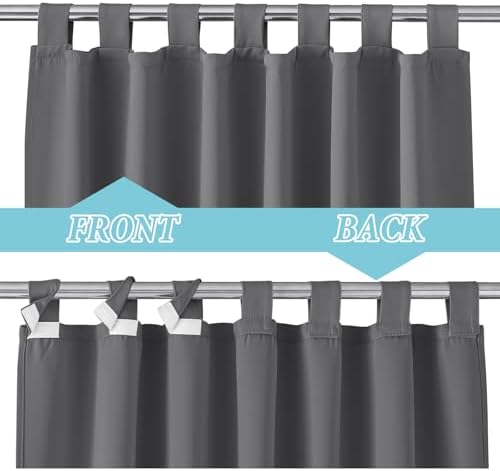 RYB HOME Outdoor Pergola Curtains 2 Panels - Image 5