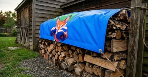 2.5 Mil Waterproof Tarp 6x8 Ft | All-Weather Light Duty Upgraded 2.0 | Camping - Image 3