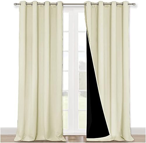 NICETOWN Beige Blackout Curtains by NICETOWN