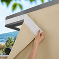 NICETOWN 2 Panels Rod-Free Outdoor Curtains by NICETOWN