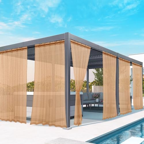 youleyar Outdoor Sheer Curtains by Youleyar