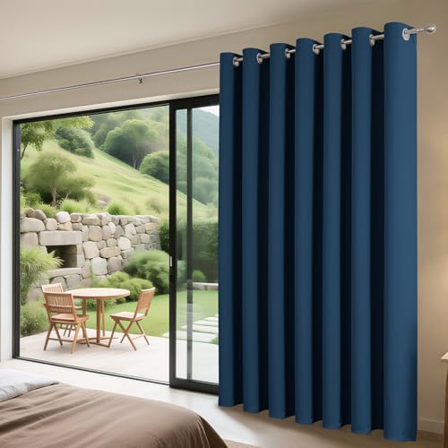 Joydeco Blackout Patio Sliding Door Curtains, Privacy Room Divider Curtains - Image 3