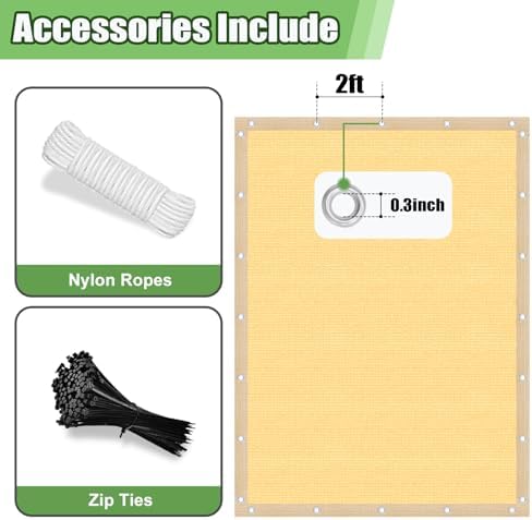 Outdoor 90% Sun Shade Cloth - Image 5