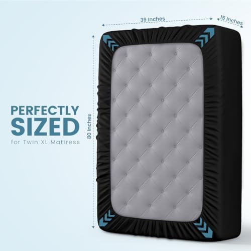 Waterproof Twin XL Size Mattress Protector fits Upto 15" Deep Pocket - Image 4