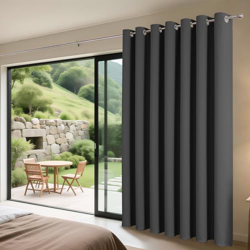 Joydeco Blackout Patio Sliding Door Curtains, Privacy Room Divider Curtains - Image 3