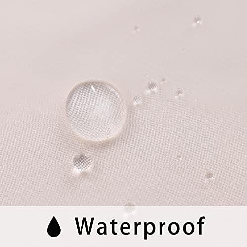 BONZER Sheer Outdoor Curtains for Patio Waterproof 2 Panels - Image 3