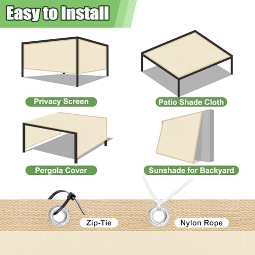 Outdoor 90% Sun Shade Cloth - Image 6