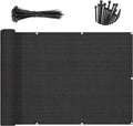 SUNNY GUARD 2'6'' x 21' Balcony Privacy Screen, HDPE Patio Railing Cover Fence by SUNNYGUARD