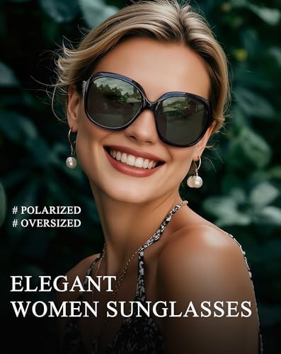 Joopin Oversized Sunglasses Womens Trendy Polarized Large Driving Sun Glasses - Image 2