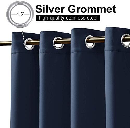 NICETOWN Outdoor Curtain for Patio Waterproof Extra Long 120", Windproof - Image 2