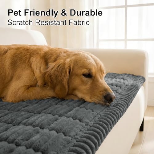 Smiry Couch Cover for Dogs, Non Slip Washable Sofa Protector for Pets - Image 3