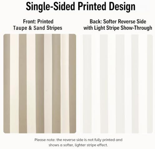 4 Panels Outdoor Stripe Curtains - Image 6