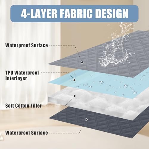 Smiry Waterproof Reversible Pet Couch Covers - Image 3