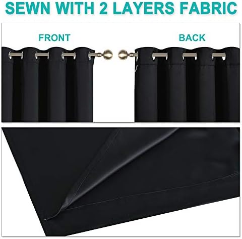 NICETOWN Extra Long Truly Blackout Drapes - Image 5