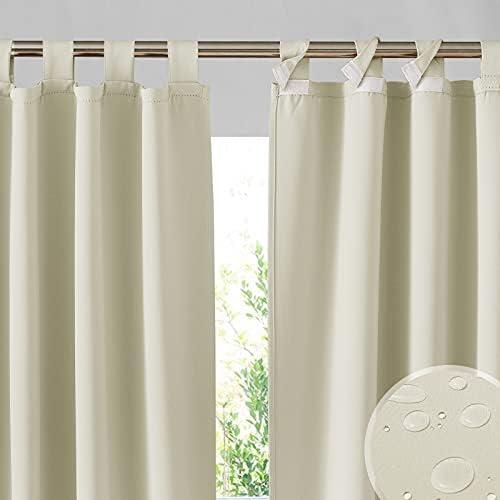 RYB HOME 2 Panels Outdoor Curtains by RYBHOME