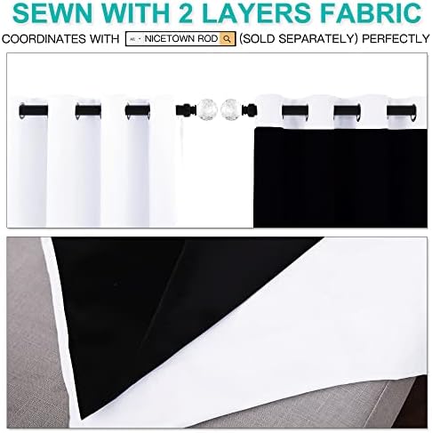 NICETOWN Full Shading Cold Blocking Curtains - Image 5