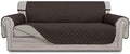 Easy-Going Reversible Couch Cover, 3 Cushion Sofa, Chocolate/Beige by Easy-Going