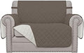 Easy-Going Reversible Couch Cover, Oversized Chair, Taupe/Ivory by Easy-Going
