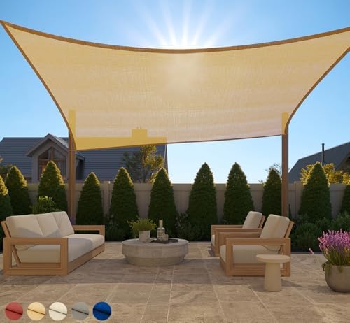 GORILLA GRIP Heavy Duty Sun Shade Sail by GorillaGrip