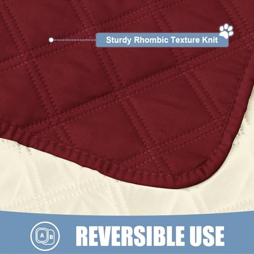 Smiry Waterproof Reversible Pet Couch Covers - Image 4