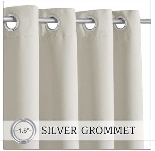 RYB HOME Extra Wide Outdoor Curtains - Image 2