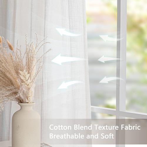 MYSKY HOME Small Window Natural Curtains - Image 6