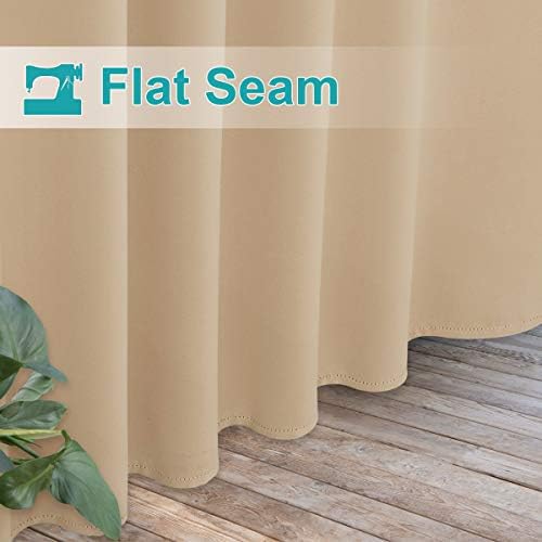 NICETOWN Patio Blinds Outdoor Waterproof Curtain, Detachable Sticky Tab Top - Image 5