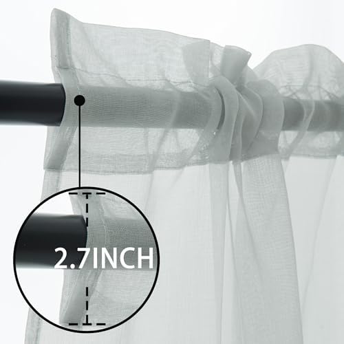 Youleyar Sheer Outdoor Curtains - Image 5
