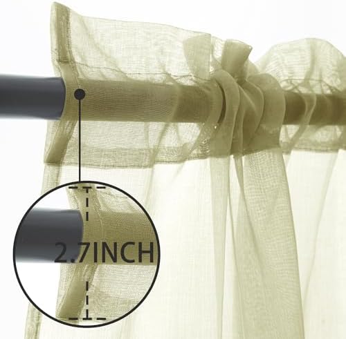 youleyar Sheer Outdoor Curtains - Image 5