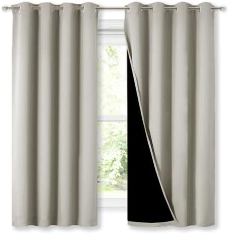 NICETOWN Natural Blackout Curtains by NICETOWN