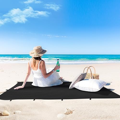 Black Waterproof Tarp 10x12ft for Outdoor: UV/Tear-Resistant Cover for Rain - Image 7