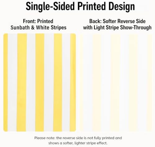2 Panels Outdoor Stripe Curtains - Image 6