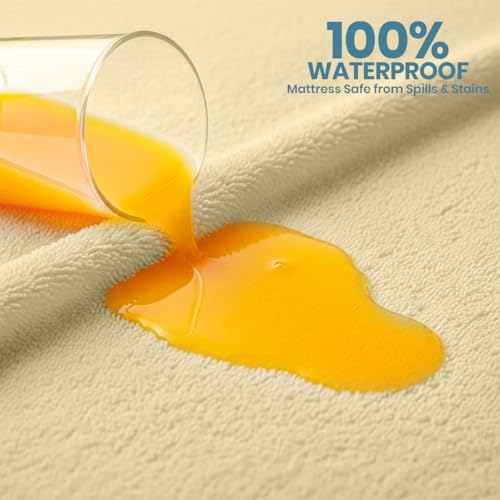 Waterproof Full Size Mattress Protector fits Upto 15" Deep Pocket - Image 3