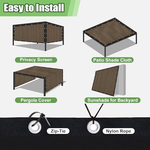 Outdoor 90% Sun Shade Cloth - Image 6