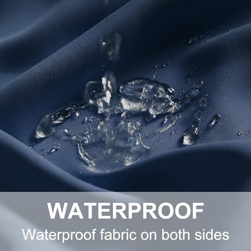 RYB HOME Outdoor Curtains for Patio Waterproof Privacy Thermal Insulated - Image 5