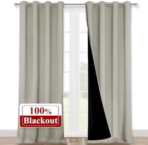 NICETOWN Natural Blackout Curtains by NICETOWN